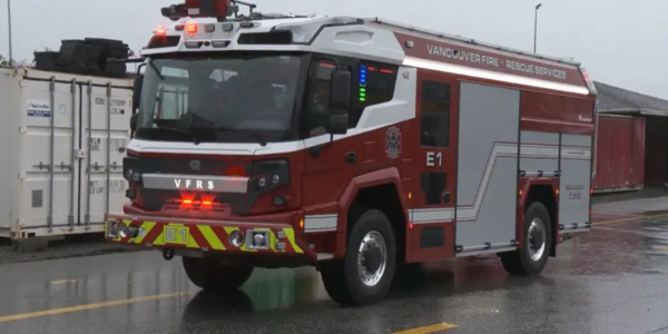 Canada’s first electric fire engine unveiled in Vancouver