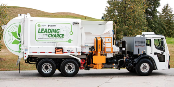 Electric garbage trucks clean up in a variety of ways
