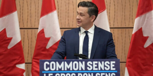 Poilievre accuses Trudeau of funding terrorism, dictatorships in caucus speech