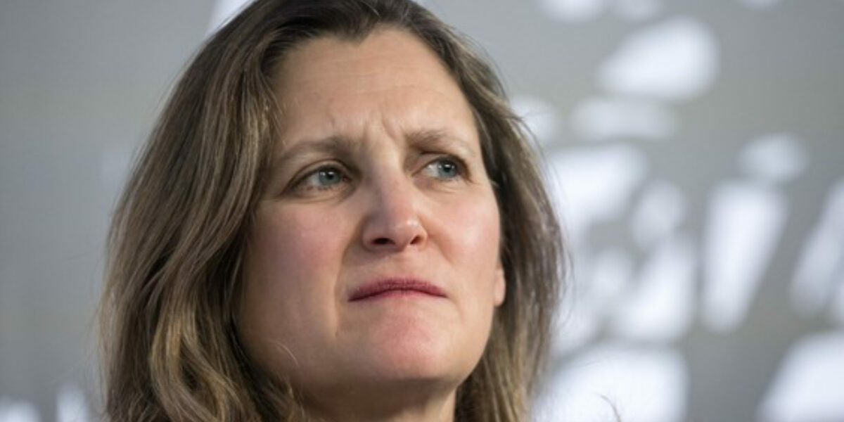 David Knight Legg: Chrystia Freeland – our soft-on-terror deputy PM