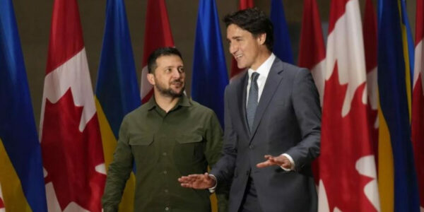 Justin Trudeau says Pierre Poilievre is turning on Ukraine – and that the country’s president has noticed