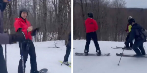 Trudeau confronted by pro-Palestinian protesters while snowboarding in Thunder Bay