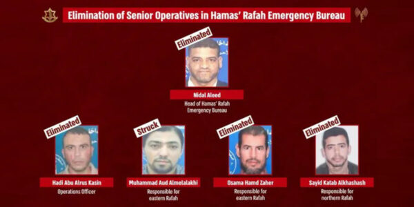 Senior Hamas terrorists eliminated in Rafah