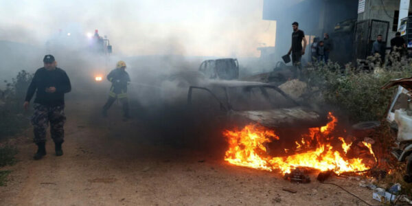 Israeli settlers storm West Bank village, setting cars and homes ablaze