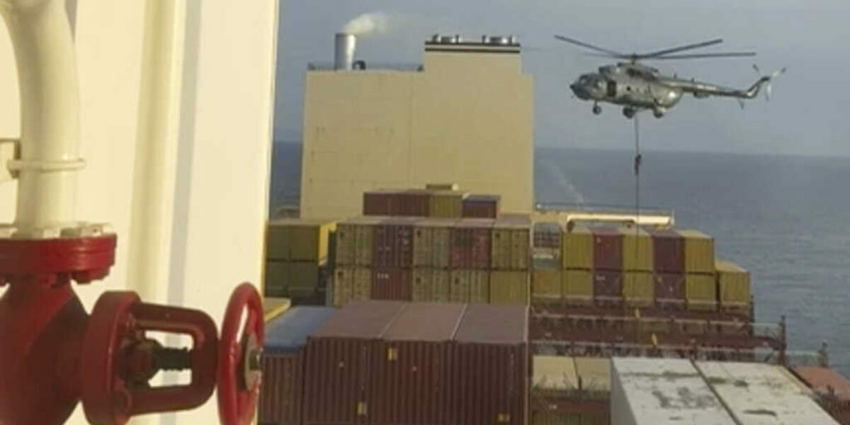 Iran’s Revolutionary Guard seizes container ship near Strait of Hormuz