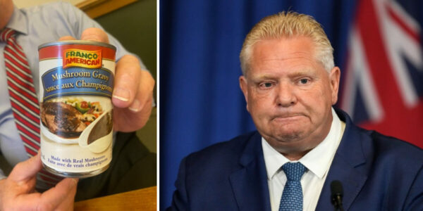 Doug Ford gifted can of gravy as reminder of old family slogan