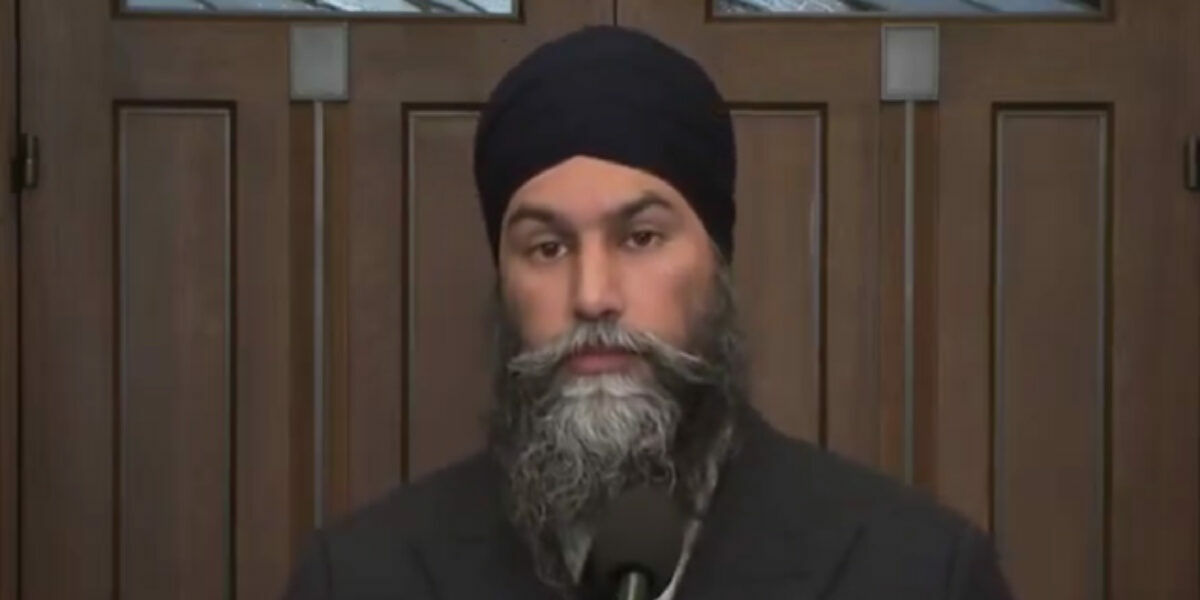 Singh Says NDP Will Support Liberal Budget