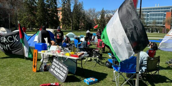 Pro-Palestinian encampment at University of Alberta dismantled by Edmonton police