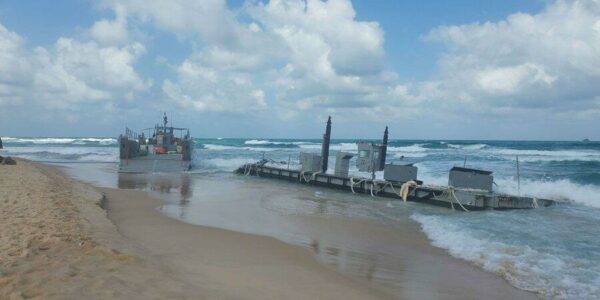 Biden’s $320M Gaza Pier Has Detached & Drifted Onto Israeli Beach