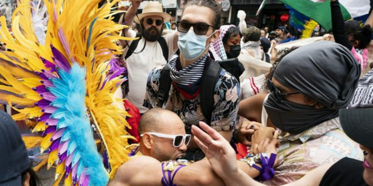 Pride Parade cancelled mid-route after pro-Palestinian demonstration on Yonge