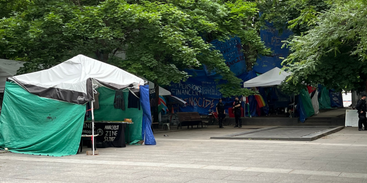 Montreal police dismantle pro-Palestinian encampment in city’s downtown