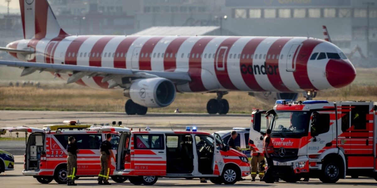 Climate protest at Frankfurt Airport forces a temporary halt to flights