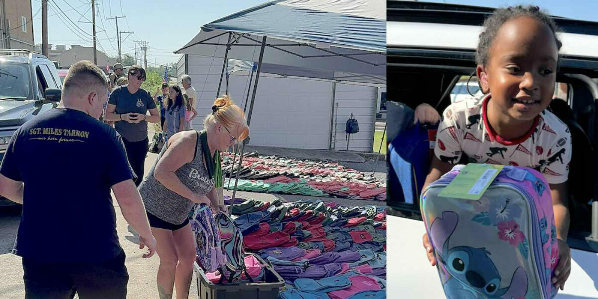 Oklahoma 4-H Teen Gives Away 6,000 Backpacks Packed With $1.3 Million in School Supplies to Families