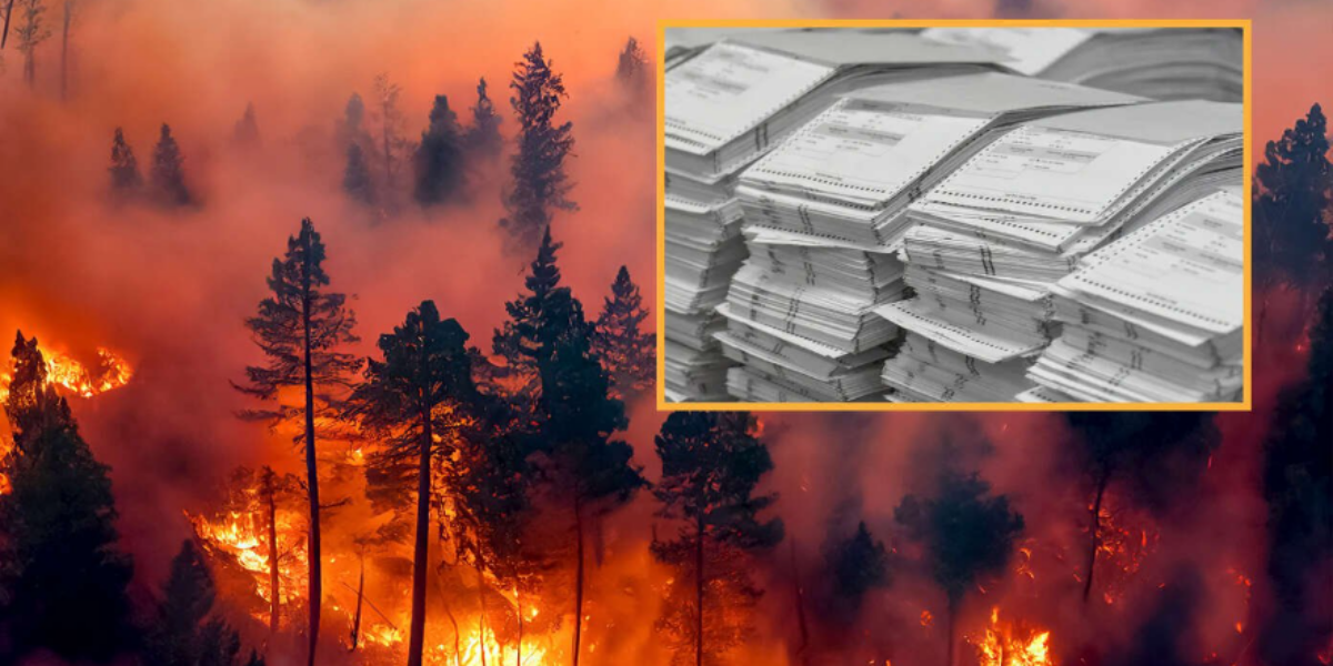 Democrats Concerned California Wildfires May Burn Up Their Stock Of Prefilled Kamala Harris Ballots