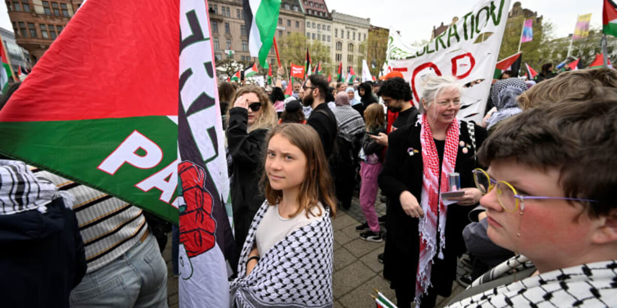 Greta Thunberg labeled ‘antisemite of the week’ amid anti-Israel activity