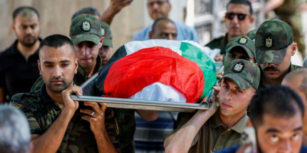 Palestinian from Gaza buried as only known victim of Iranian barrage against Israel