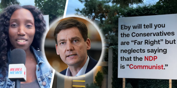 Sign appears in front of Lululemon Founder’s $80M Mansion calling NDP ‘Communist’