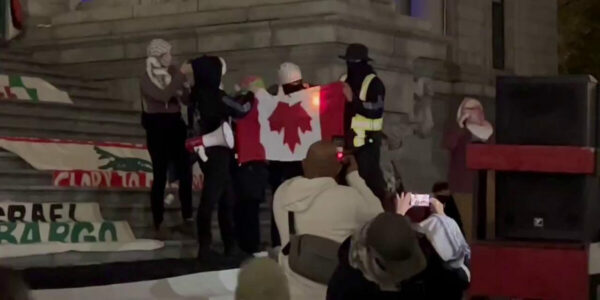 MPs denounce Pro-Palestinian group chanting ‘death to Canada,’ burning flag at Vancouver rally