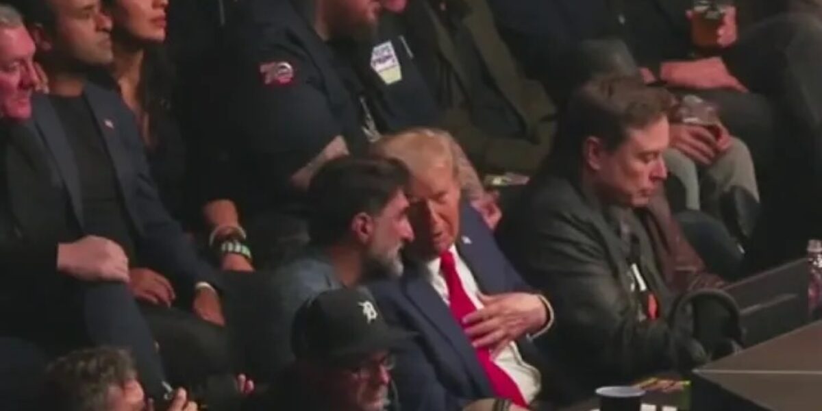 Trump spotted sitting with head of Saudi Arabia’s Public Investment Fund at UFC fight