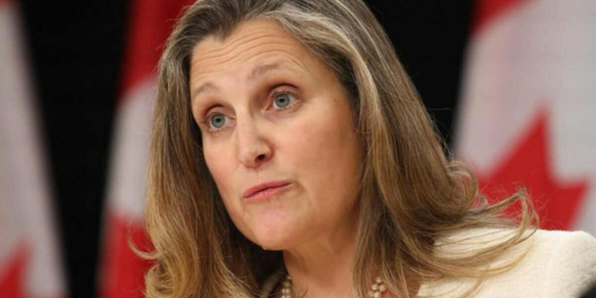 Freeland says we’re in a ‘vibe-cession’ and she’s got the cure