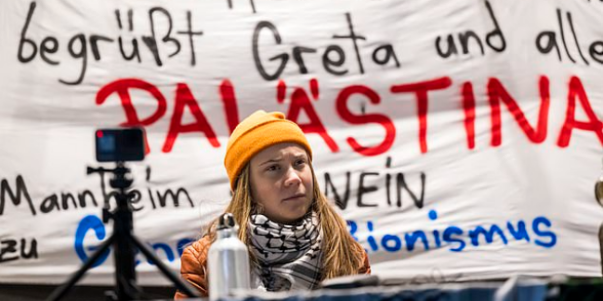 Greta Thunberg sparks outrage as she yells ‘F*** Israel and f*** Germany’ at ‘Palestine and climate movement solidarity’ rally