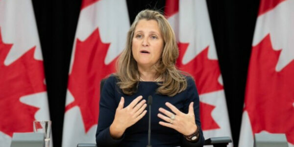 Finance Minister Chrystia Freeland resigns ahead of economic update