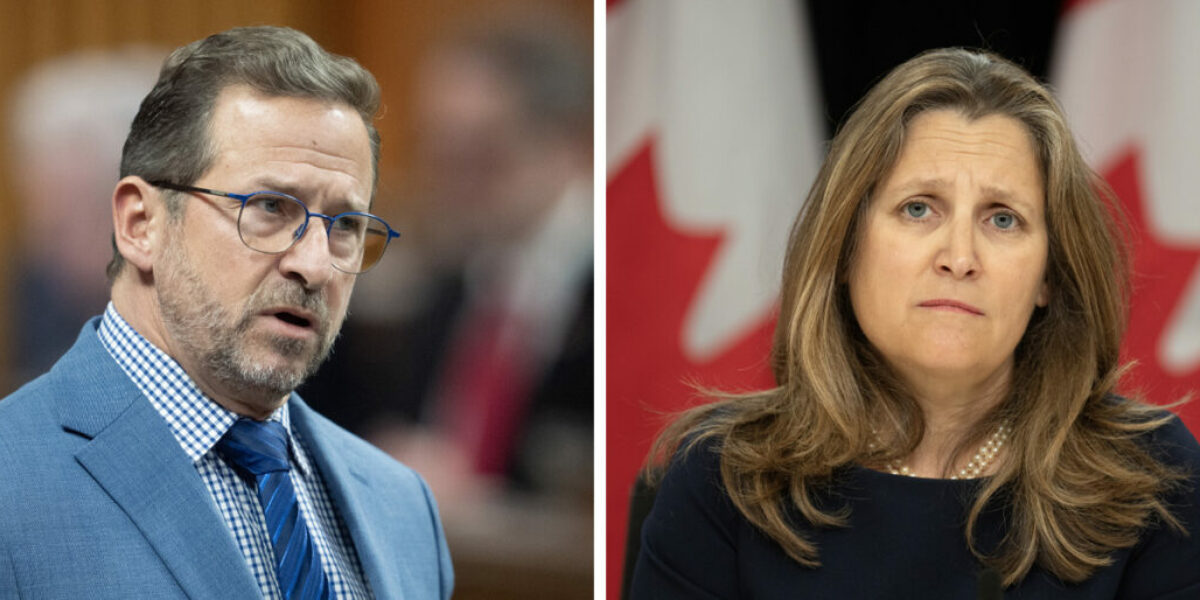 Freeland’s resignation ‘is the end of this government,’ says Bloc leader