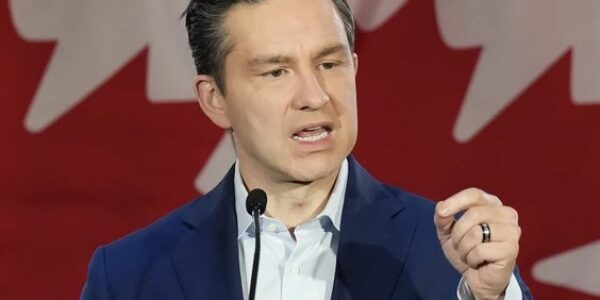 WATCH: Poilievre on Trudeau being weak on Trump