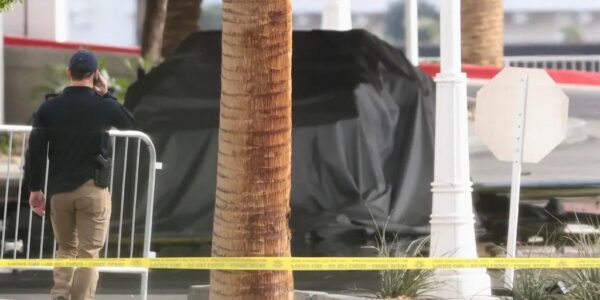 1 person dies when Cybertruck catches fire, explodes outside Trump’s Las Vegas hotel