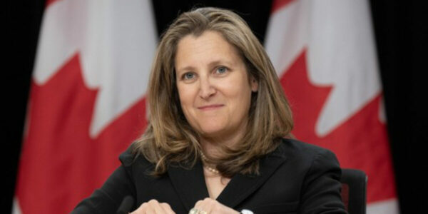 Freeland plans to scrap carbon tax, replace with system that provinces support: source