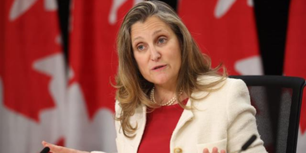 Freeland will run to be Liberal leader: ‘Running to fight for Canada’