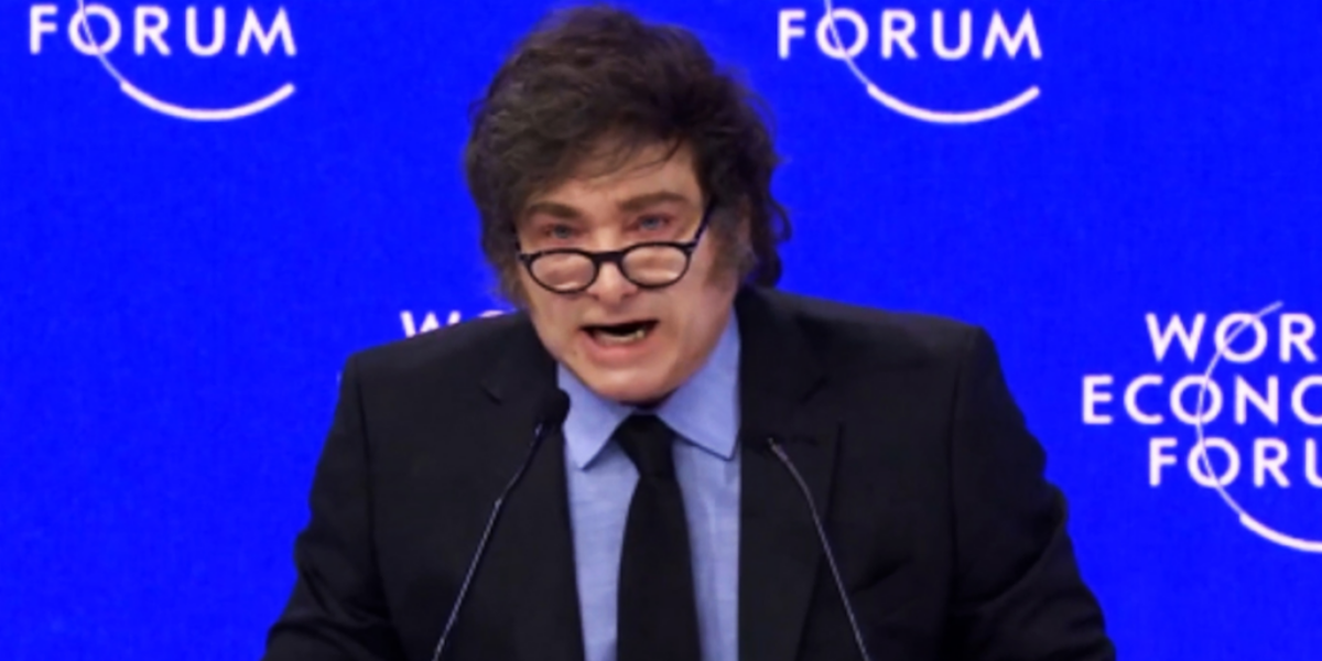 ‘MAKE THE WEST GREAT AGAIN’: Javier Milei gives fiery speech SLAMMING the WEF in Davos