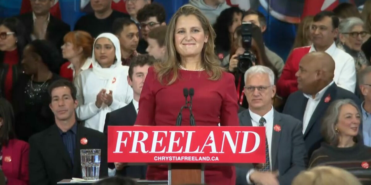 Chrystia Freeland’s leadership bid: The globalist takeover of Canada