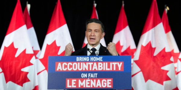 ‘He’s very sneaky’: Poilievre takes aim at Carney in final days of Liberal leadership campaign