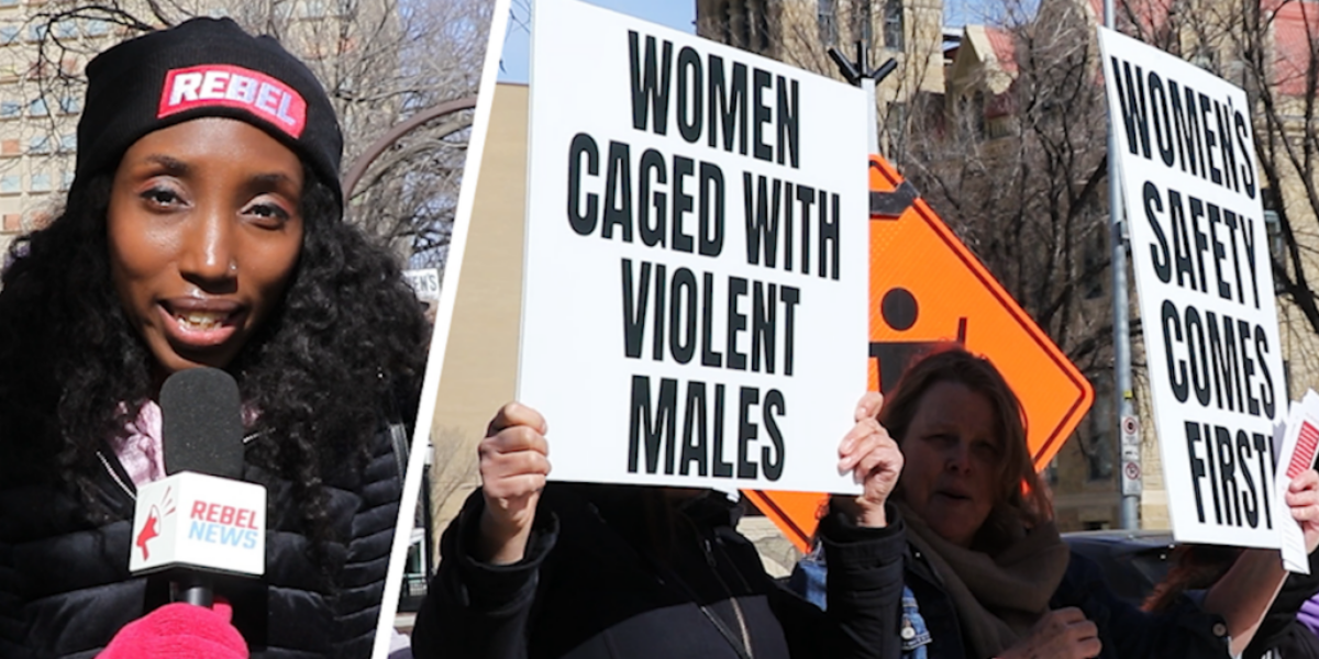 ‘Caged with men’: Women rally against males trans-identifying into women’s prisons