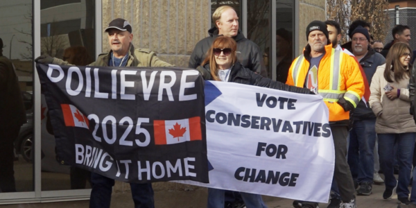 Poilievre Tackles Tariffs And Crime At Boisterous Brampton Rally