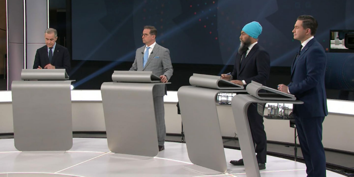 Carney defends record as party leaders spar over economy, immigration and crime