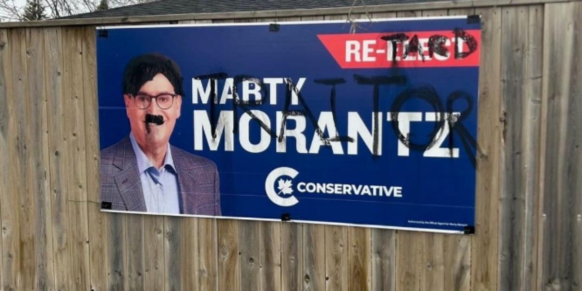 Jewish candidate unbowed by antisemitic election sign vandalism in Winnipeg