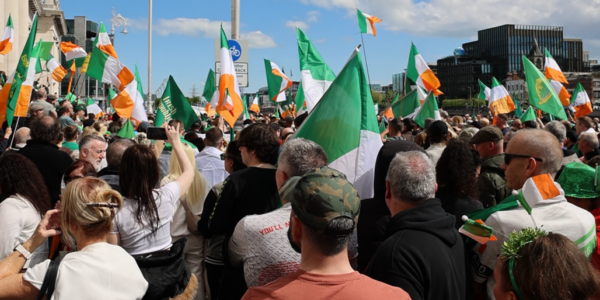 Ireland takes a stand against mass migration with huge patriotic rally
