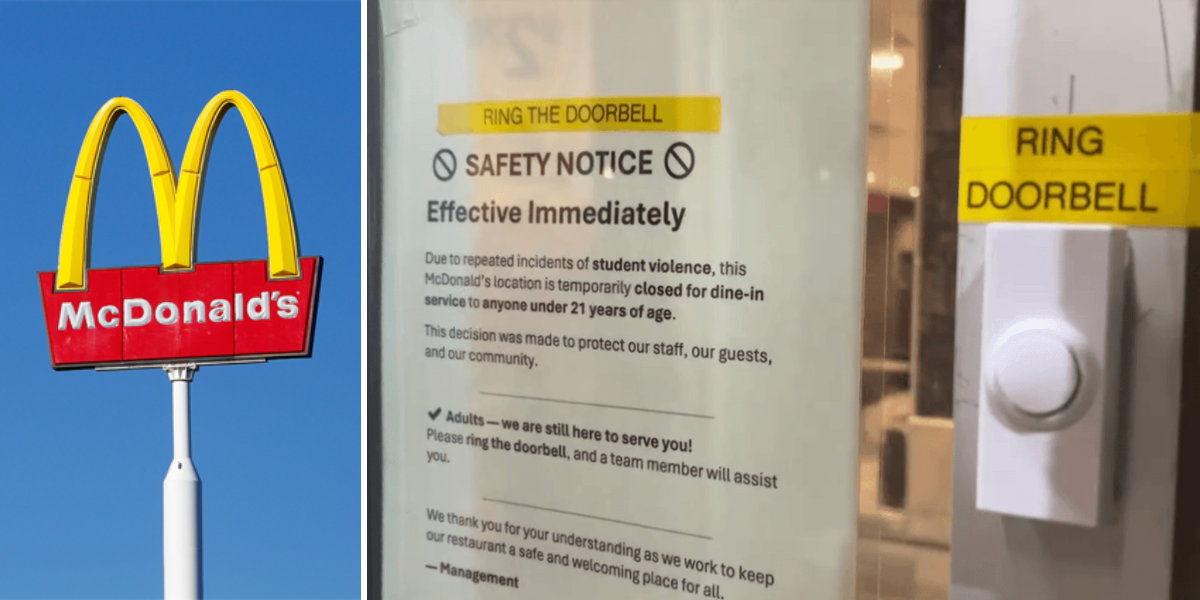 McDonald’s location in U.S. bans anyone under 21 from entering due to ‘student violence’