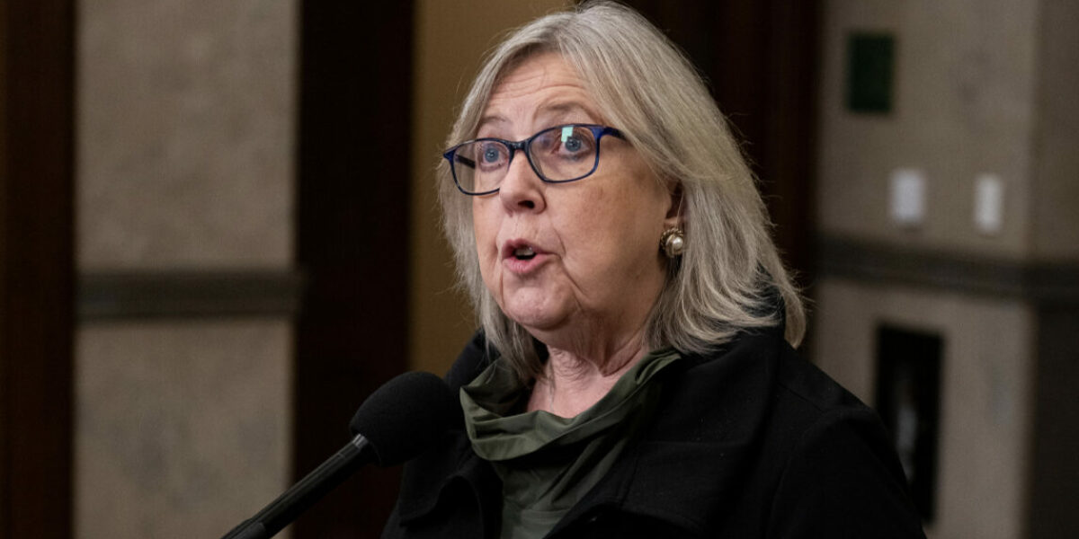 Elizabeth May sponsors petition claiming Canada is committing ‘2SLGBTQIA+ genocide’