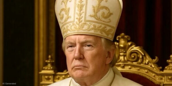 Trump posts image of himself as pope on Truth Social. Critics erupt