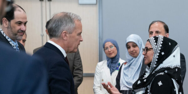 Carney flees ‘Free Palestine’ protesters following meeting with Muslims