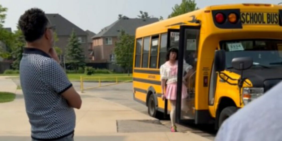 Ontario school bus driver who wore schoolgirl’s uniform and had ‘Lolita’s Line’ sign removed from job