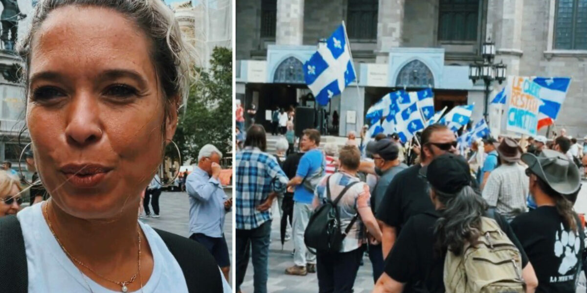 Dozens protest public Islamic prayers in front of Notre-Dame Basilica