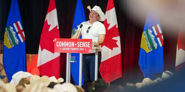 Pancakes, Politics, and Poilievre: Tory leader WOWS with latest speech at Calgary Stampede
