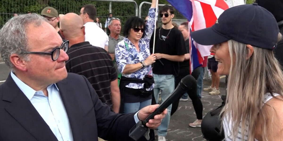 U.K. citizens protest migrant hotels for ‘military-aged men’