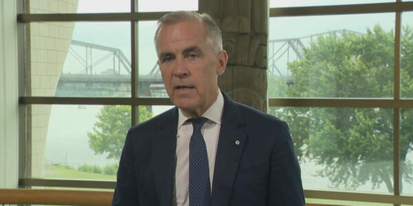 Carney dismisses concerns Bill C-18 hindering local news outlets’ ability to inform public – says just listen to CBC