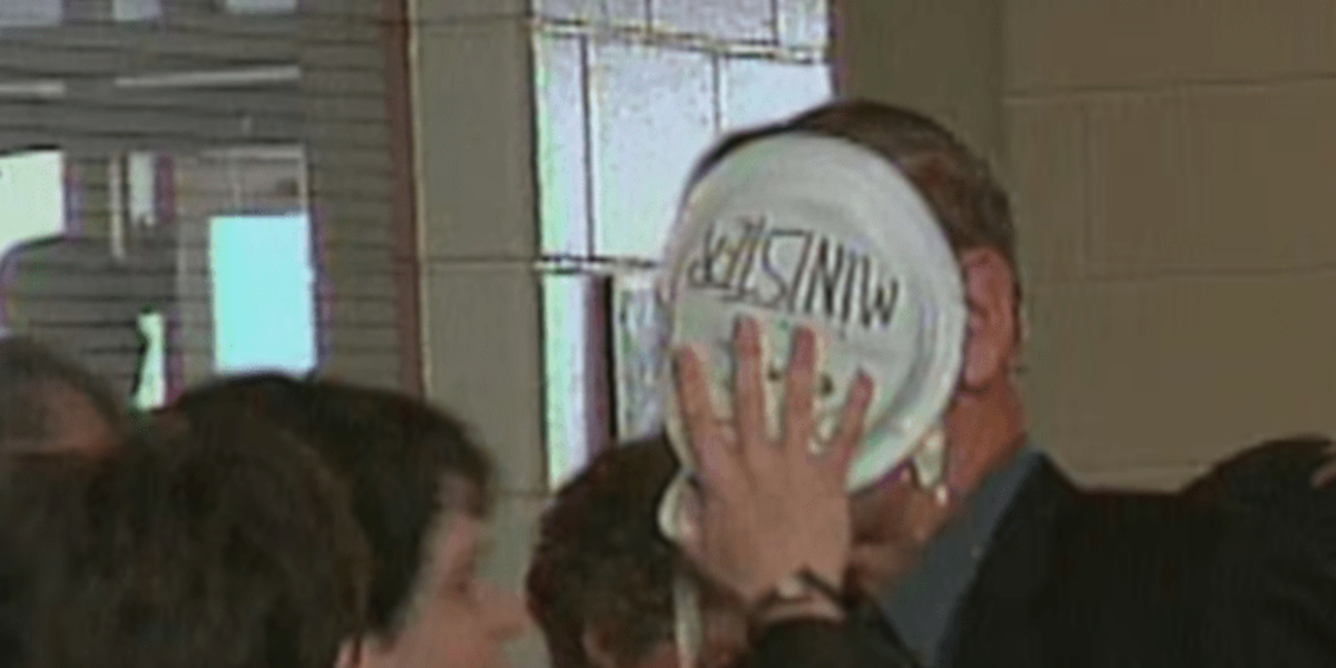 Decades after a PM got pied, the threat landscape in Canadian politics has changed