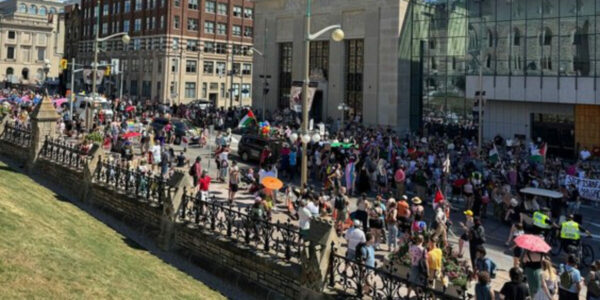 Ottawa Pride parade dissolves after Palestinian demonstration blocks route
